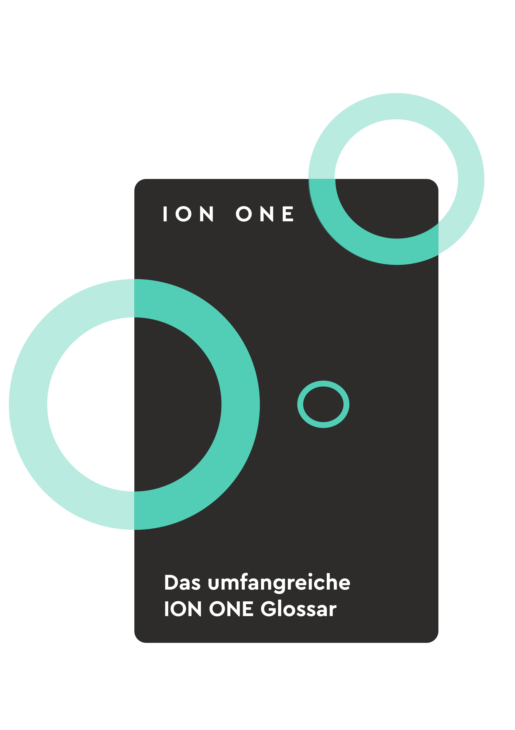 ION ONE Header UX-Glossare mit Logo